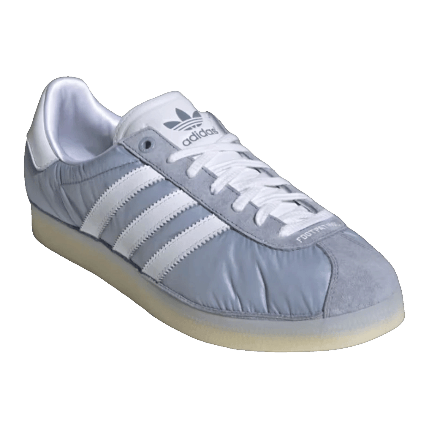 adidas Gazelle 85 Footpatrol Light Grey Side IG4524