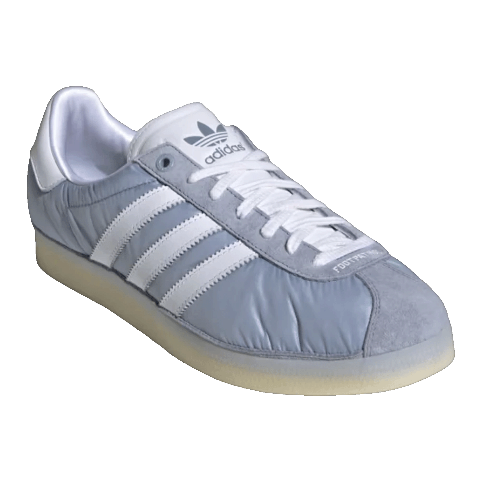 adidas Gazelle 85 Footpatrol Light Grey Side IG4524