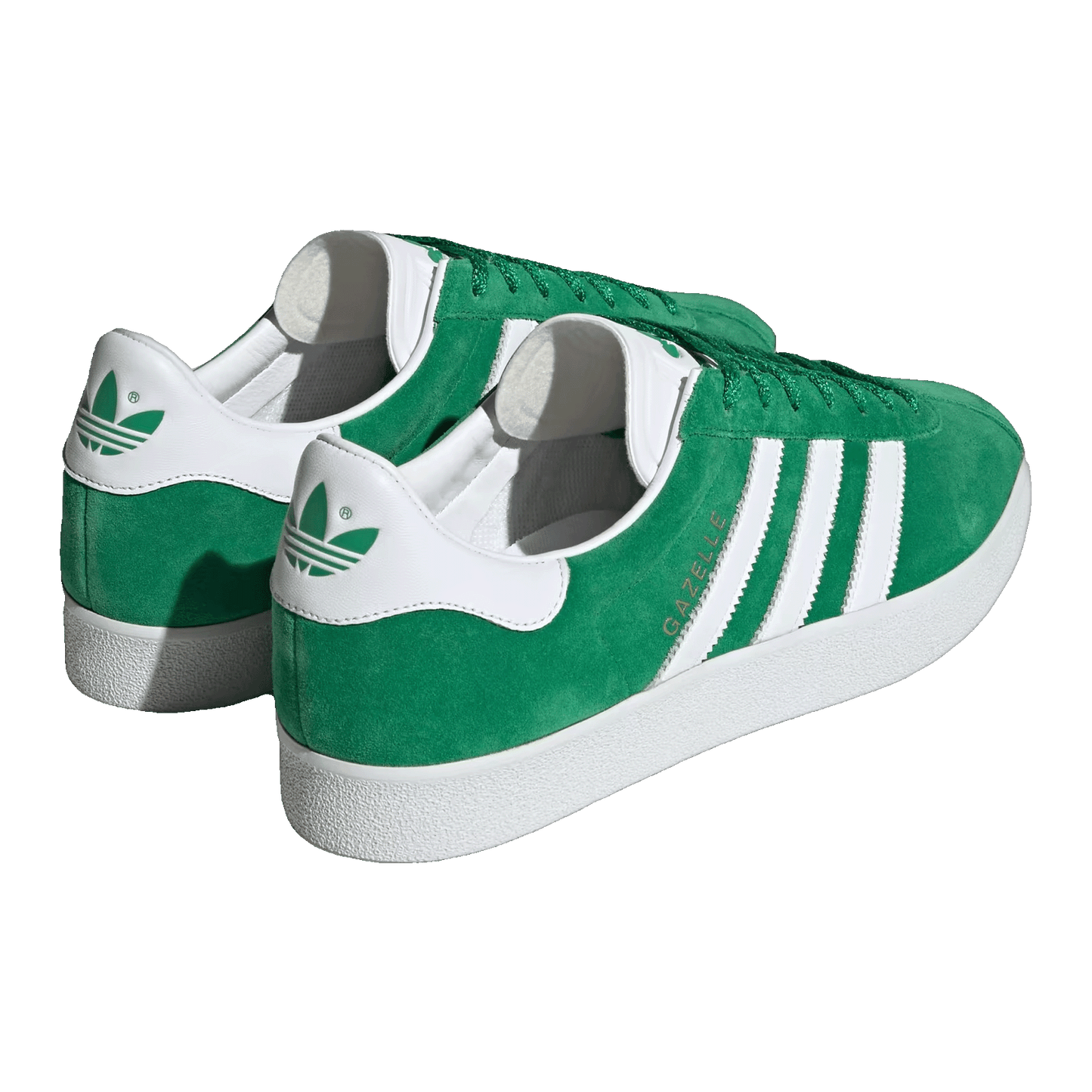 adidas Gazelle 85 Green White Gold Metallic Back IE2165