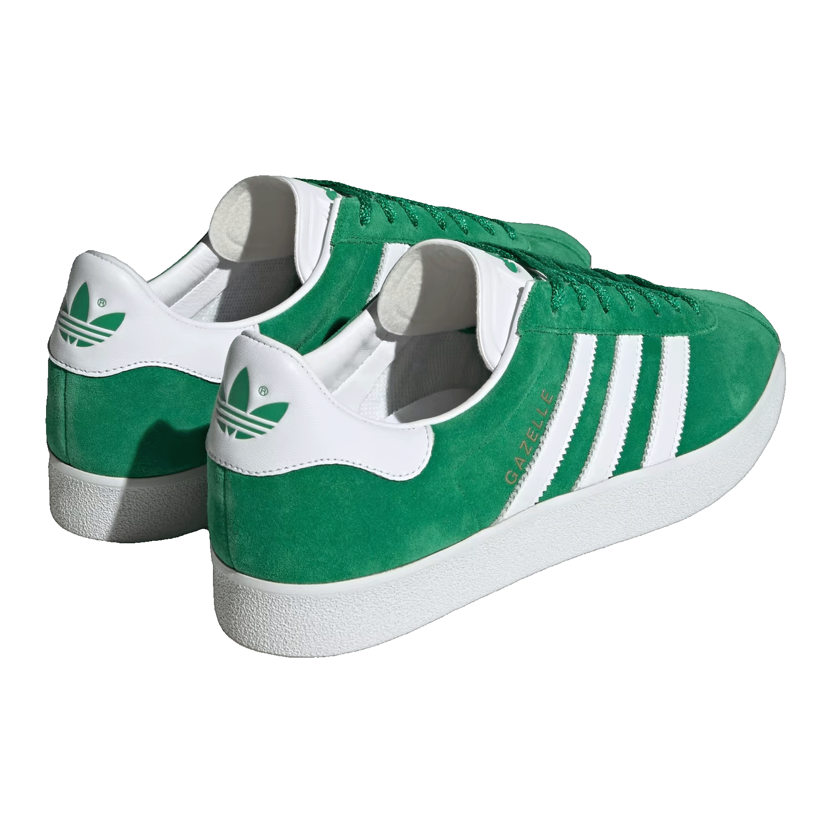 adidas Gazelle 85 Green White Gold Metallic Back IE2165