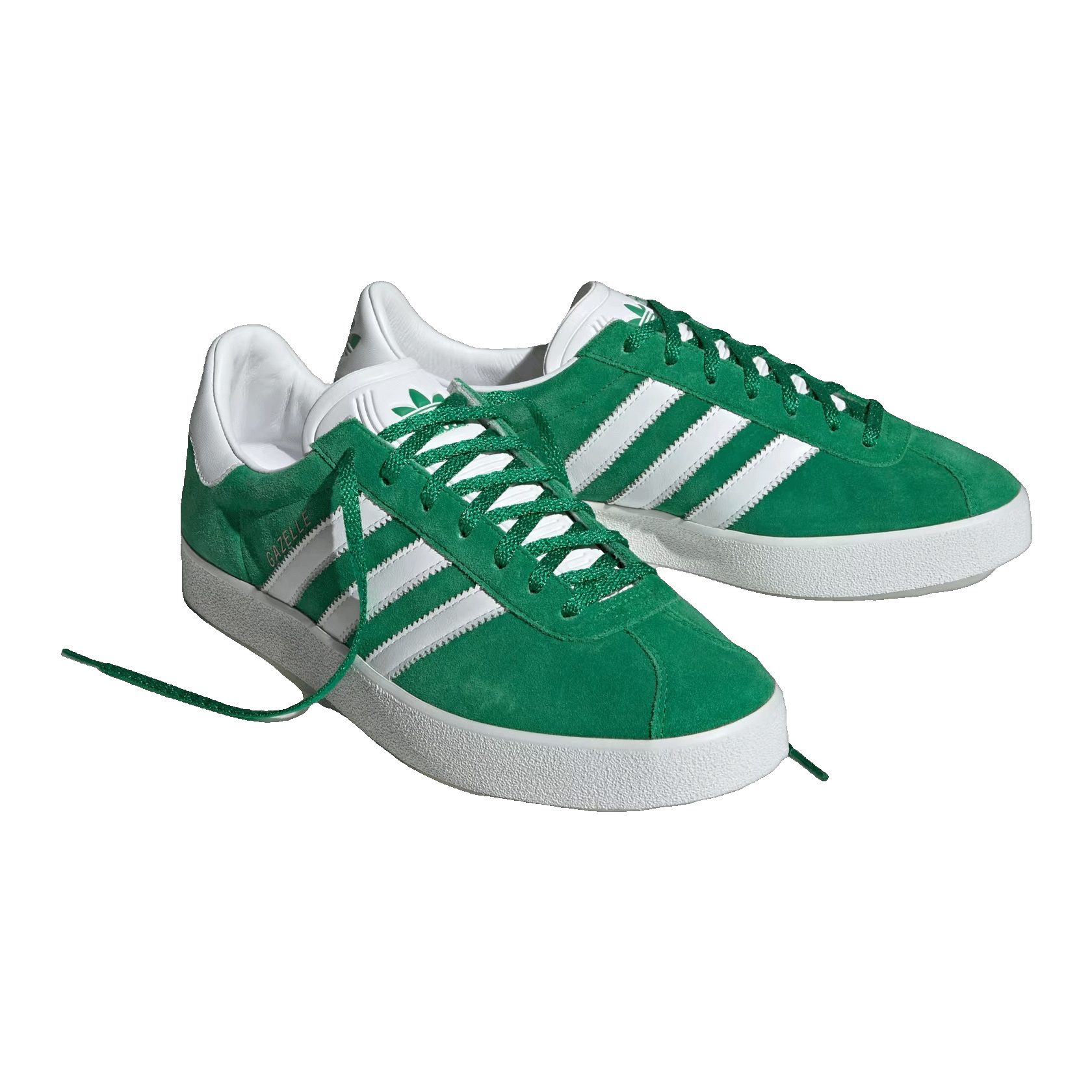adidas Gazelle 85 Green White Gold Metallic Side IE2165