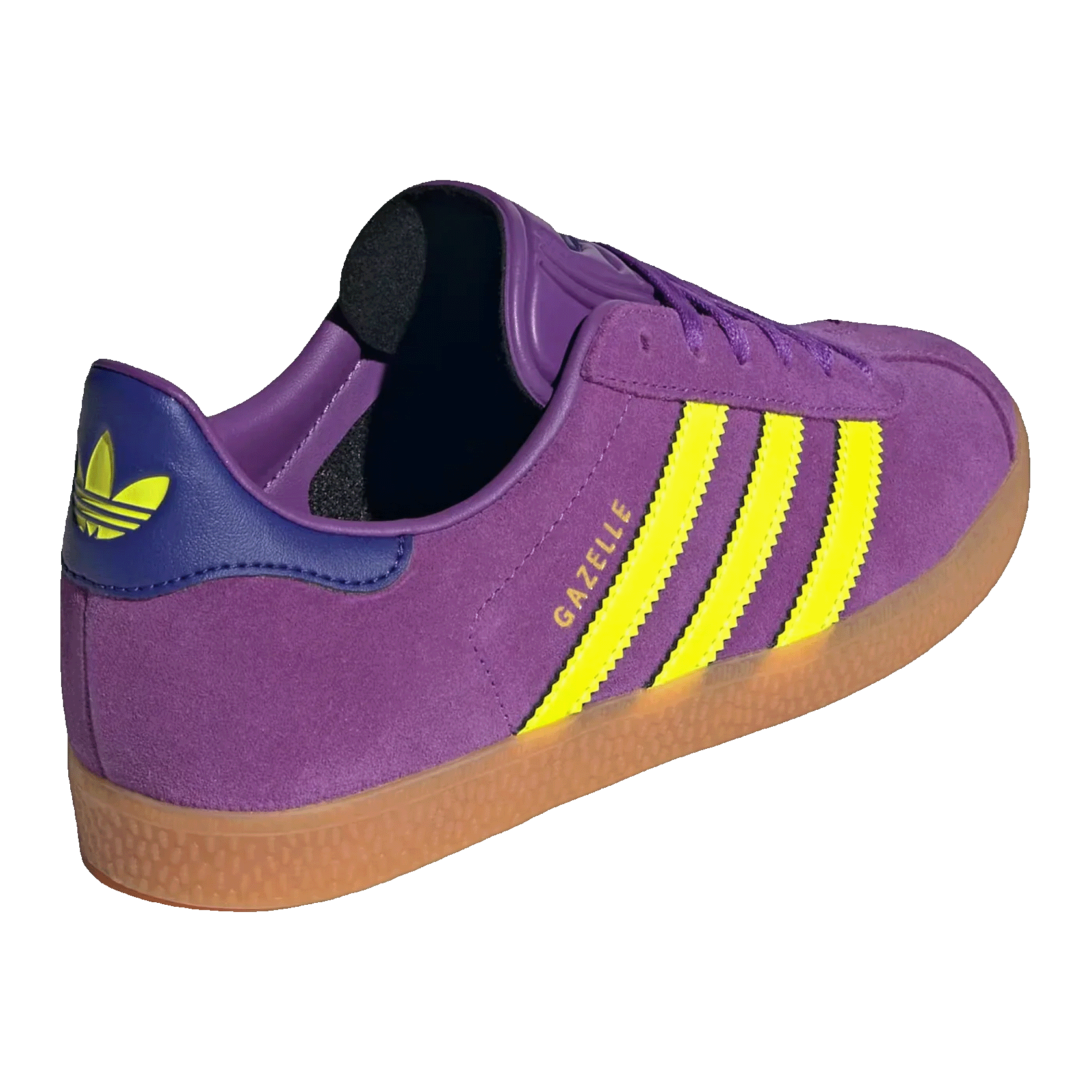 adidas Gazelle Active Purple Solar Yellow Collegiate Purple (GS) Back