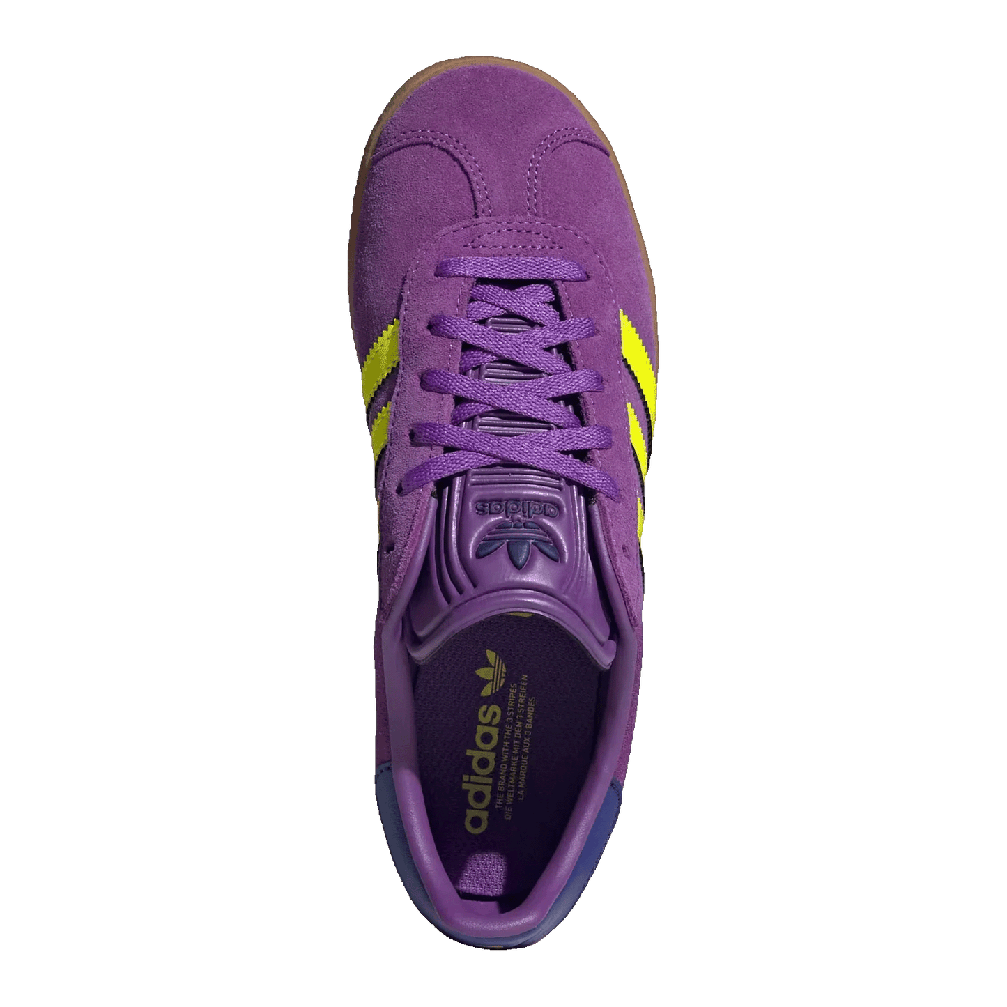 adidas Gazelle Active Purple Solar Yellow Collegiate Purple (GS) Oben
