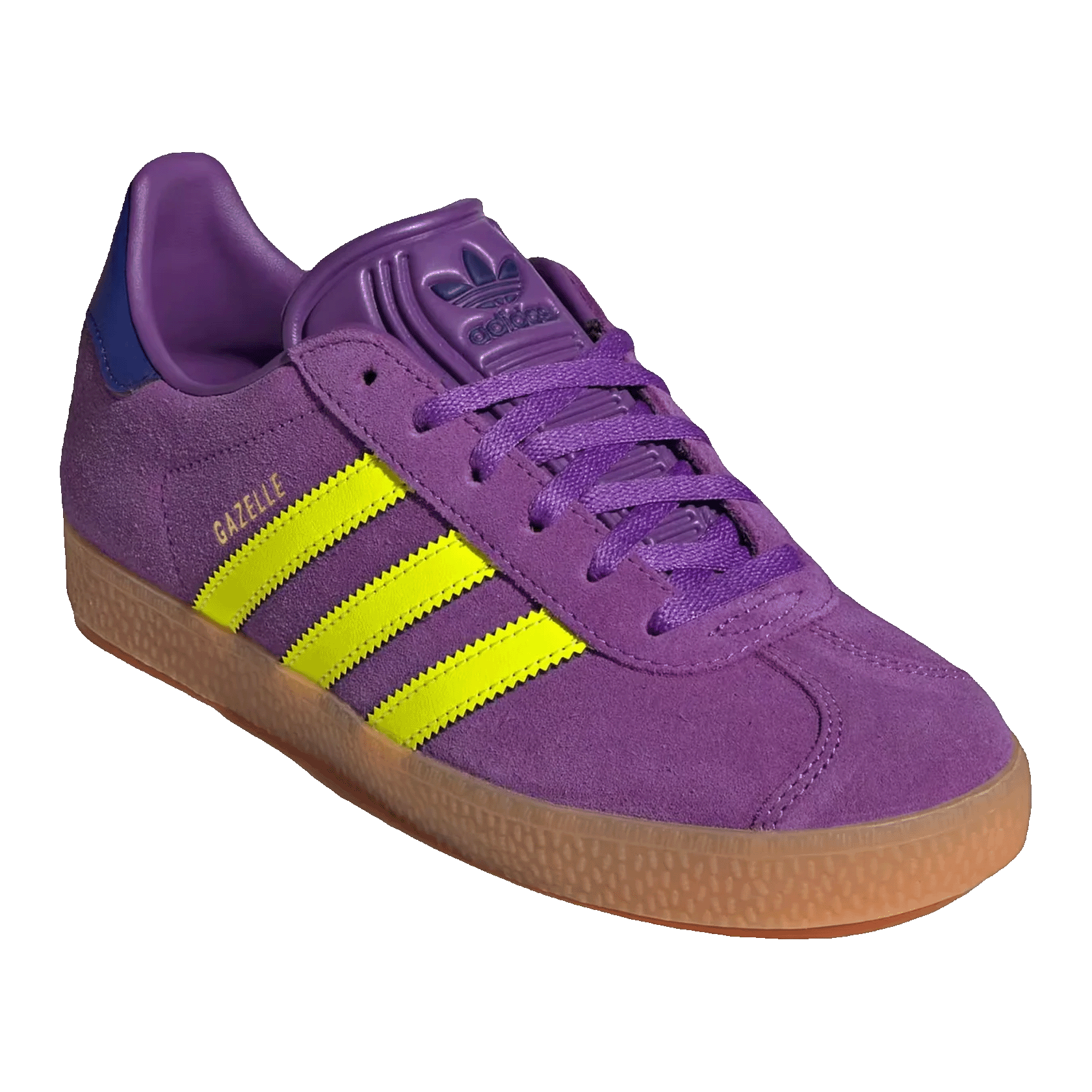 adidas Gazelle Active Purple Solar Yellow Collegiate Purple (GS) Side JP7126