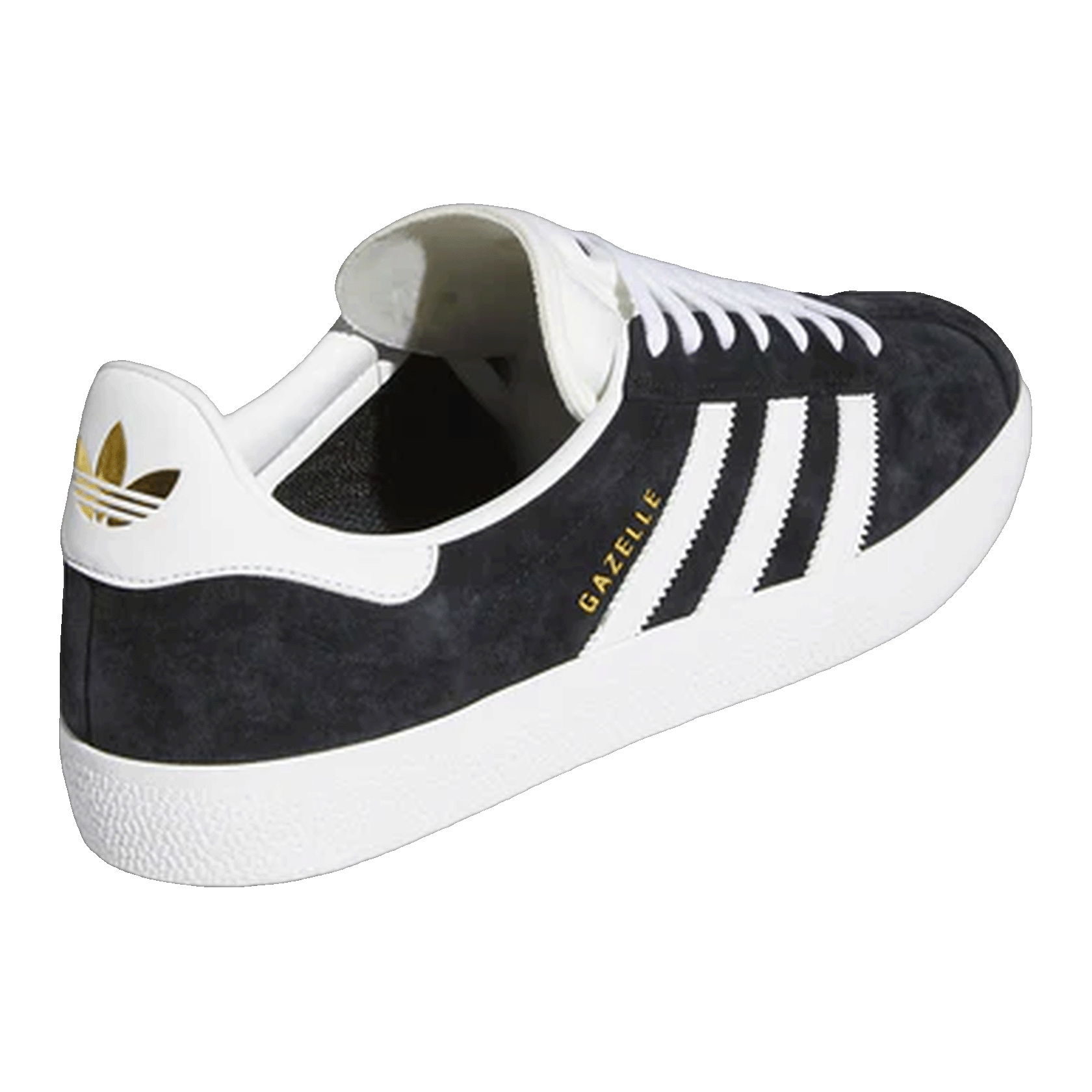 adidas Gazelle ADV Black White Gold Back FX6563
