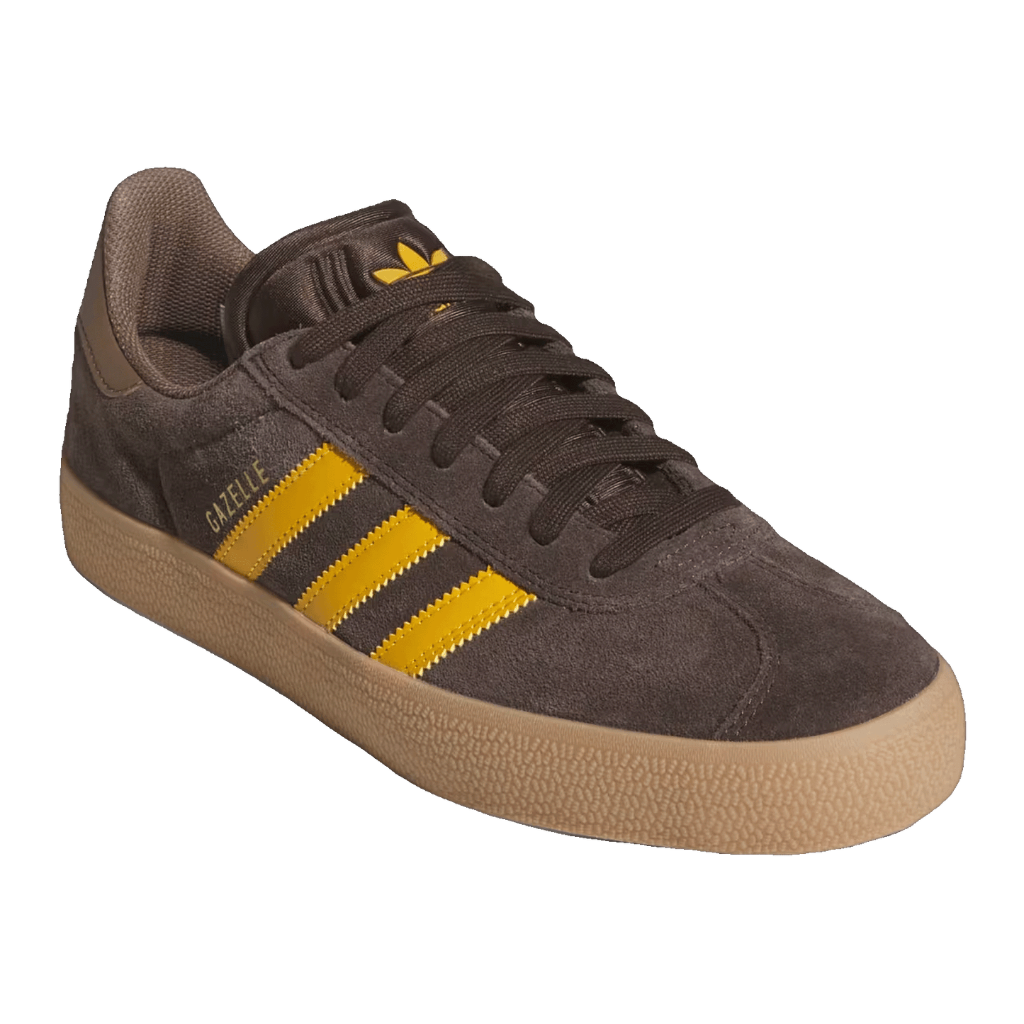 adidas Gazelle ADV Dark Brown Preloved Yellow Side JP5857