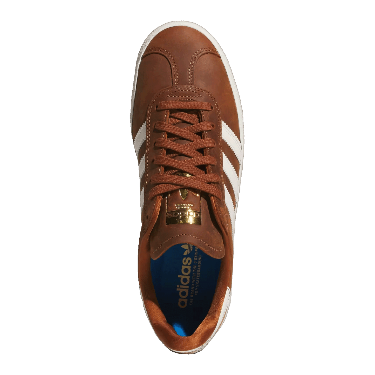 adidas Gazelle ADV Dusky Bronze Chalk White Oben HQ7547