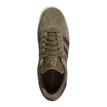 adidas Gazelle ADV Olive Strata Maroon Oben KI3205