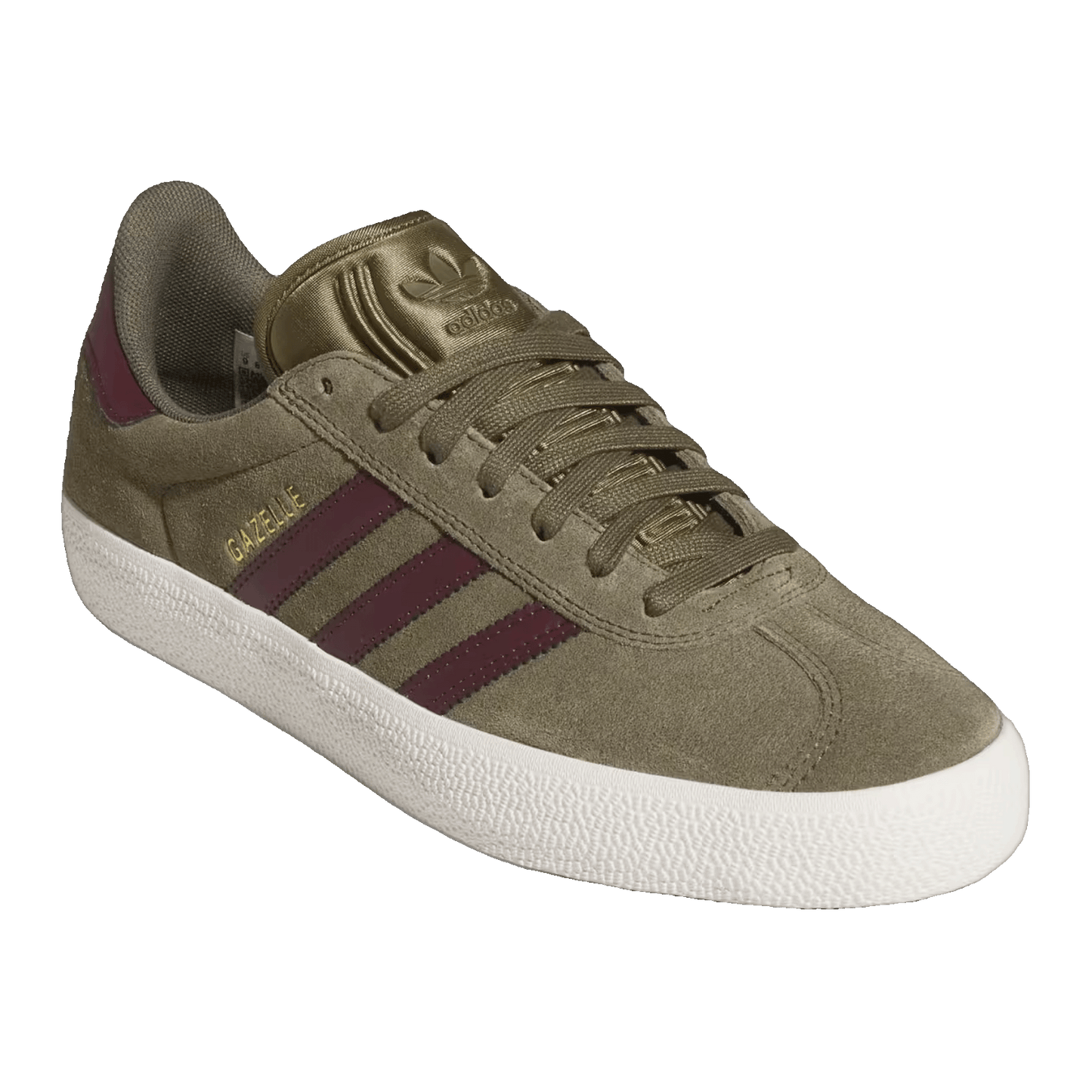 adidas Gazelle ADV Olive Strata Maroon Side KI3205