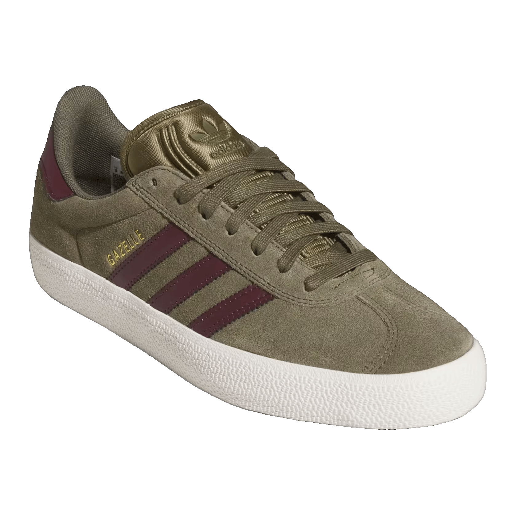 adidas Gazelle ADV Olive Strata Maroon Side KI3205