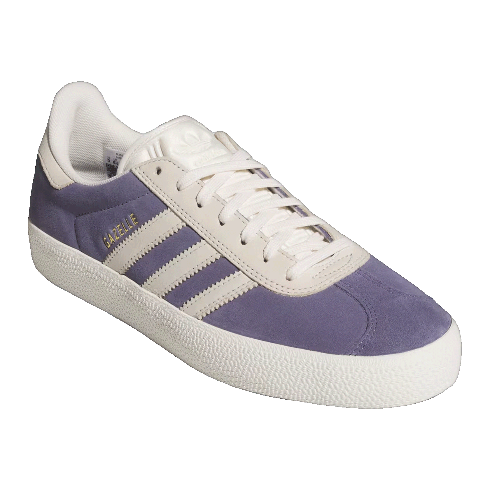 adidas Gazelle ADV Super Purple Chalk White Side HQ7546