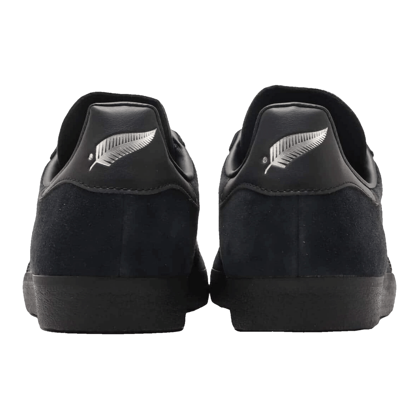 adidas Gazelle All Black Silver Metallic Back