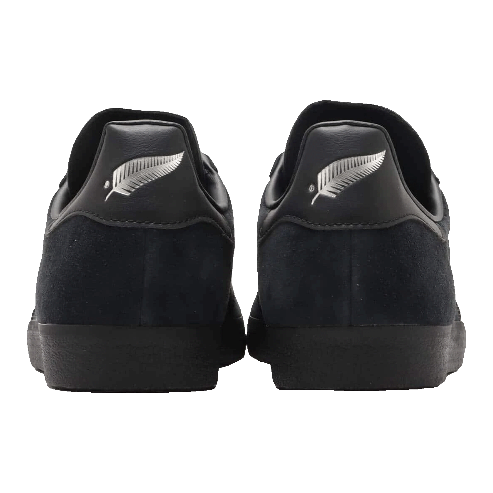 adidas Gazelle All Black Silver Metallic Back