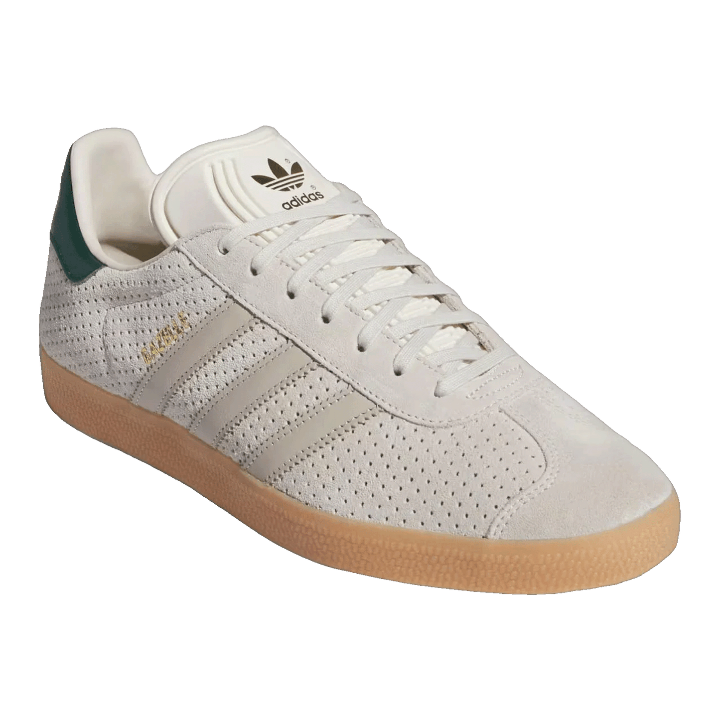 adidas Gazelle Aluminium Wonder Beige Collegiate Green Side IF7155
