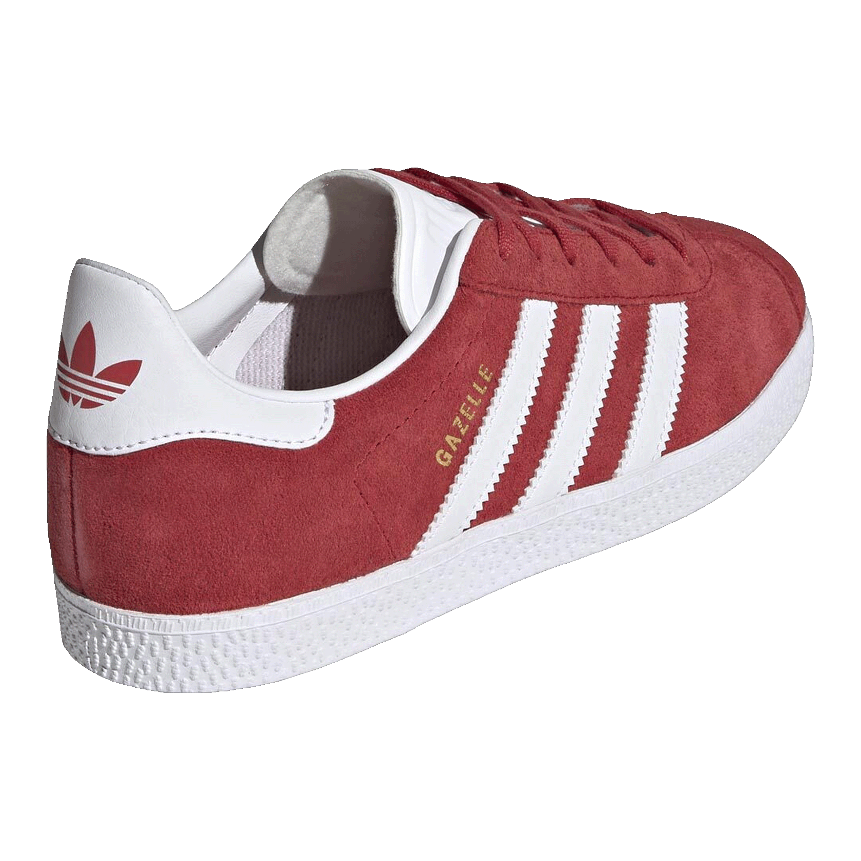 adidas Gazelle Better Scarlet Cloud White Gold Metallic (GS) Back IF9804
