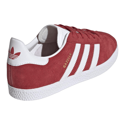 adidas Gazelle Better Scarlet Cloud White Gold Metallic (GS) Back IF9804