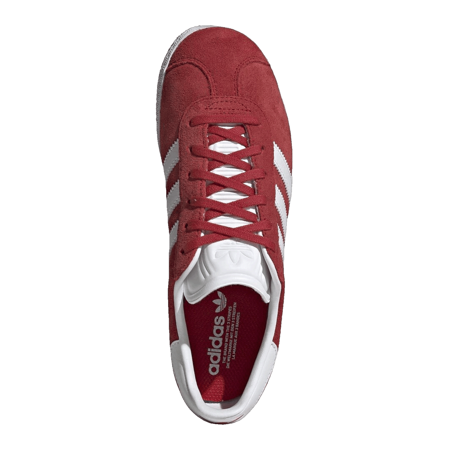adidas Gazelle Better Scarlet Cloud White Gold Metallic (GS) Oben IF9804