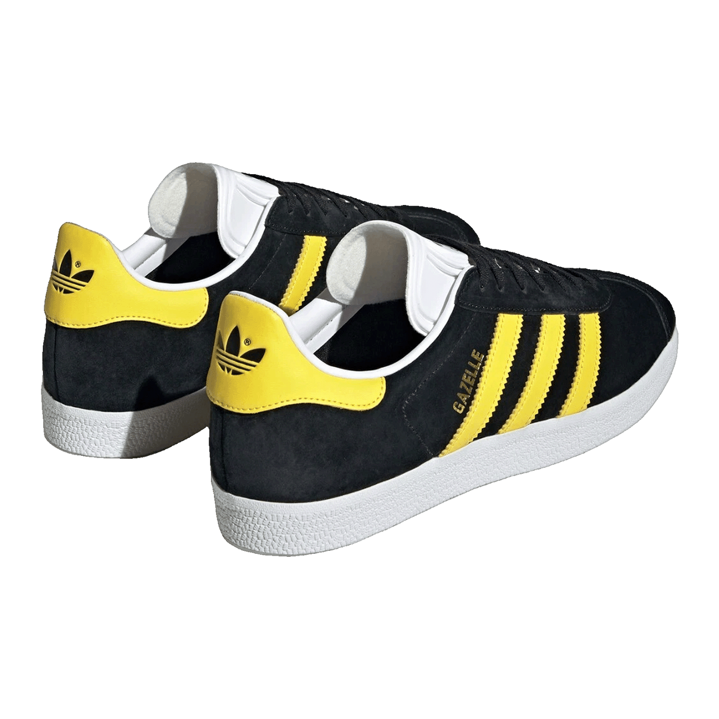 adidas Gazelle Black Impact Yellow Back IG0669