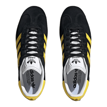 adidas Gazelle Black Impact Yellow Oben