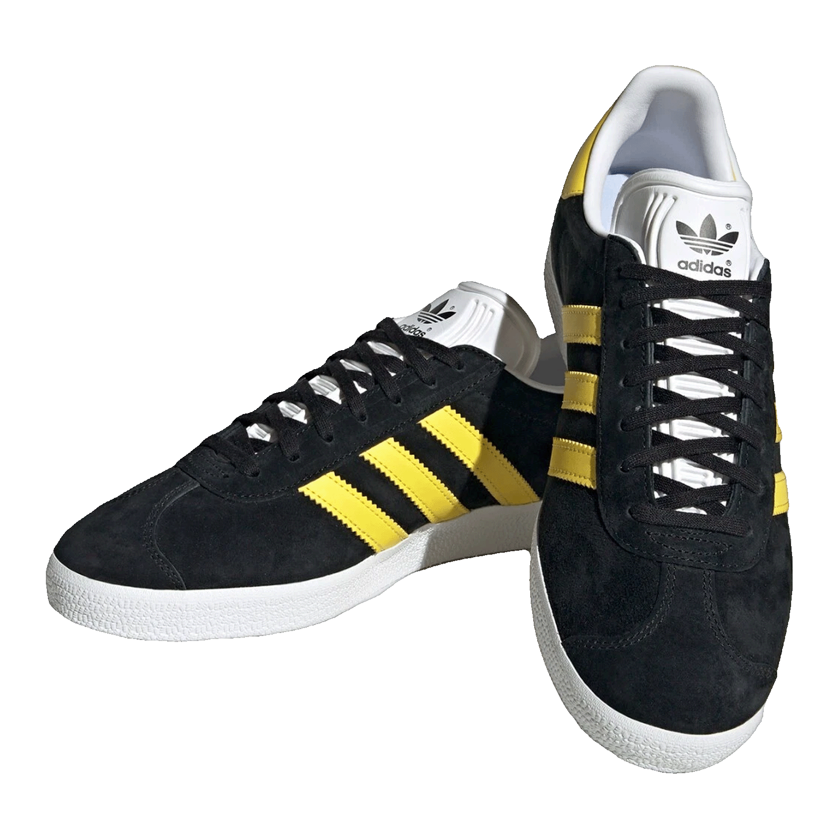 adidas Gazelle Black Impact Yellow Side IG0669
