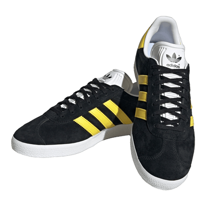 adidas Gazelle Black Impact Yellow Side IG0669