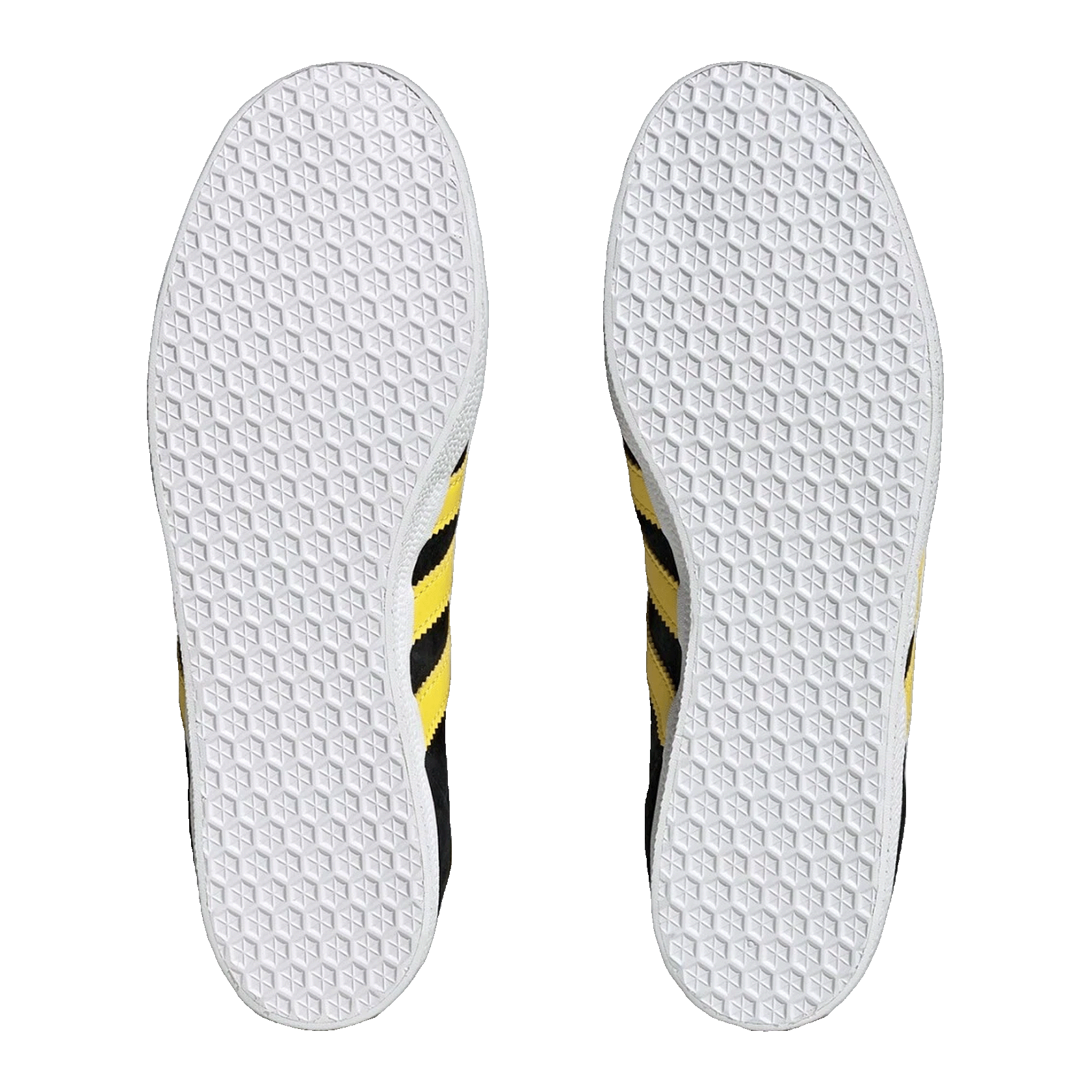 adidas Gazelle Black Impact Yellow Sohle