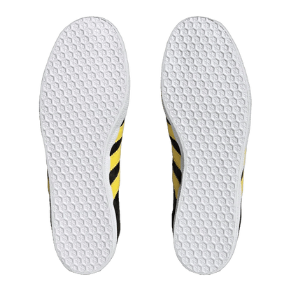 adidas Gazelle Black Impact Yellow Sohle