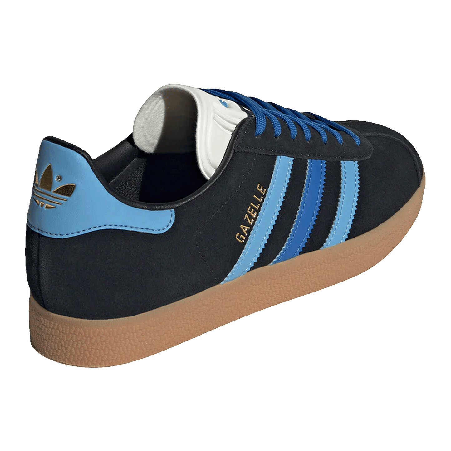 adidas Gazelle Black Light Blue (W) Back IE9124