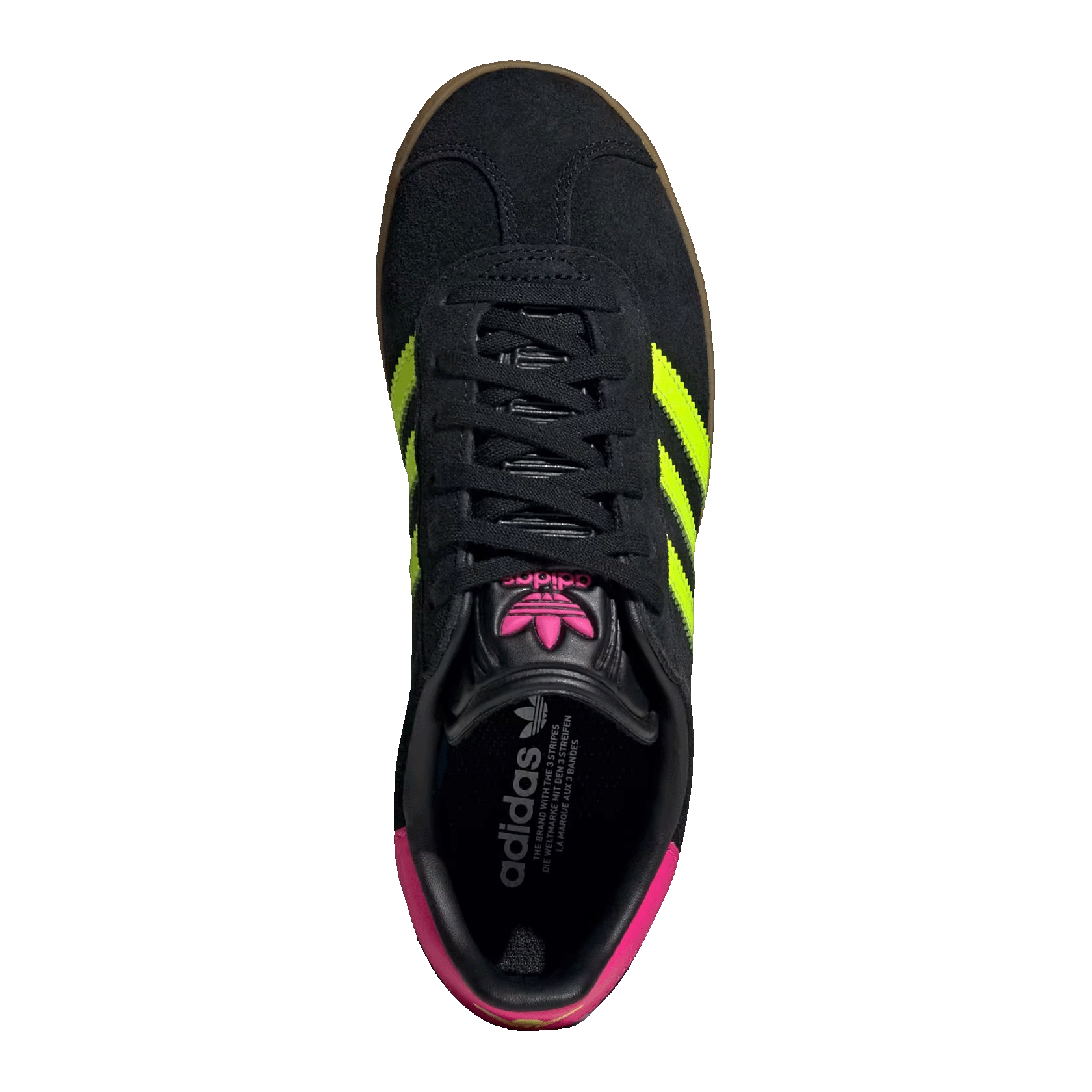adidas Gazelle Black Signal Green Shock Pink (GS) Oben JQ5994