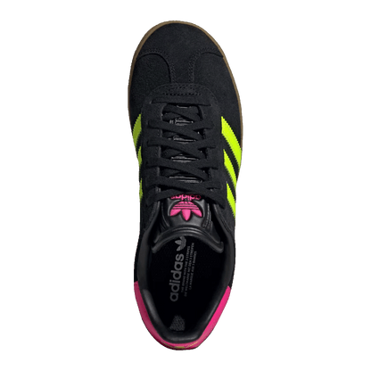 adidas Gazelle Black Signal Green Shock Pink (GS) Oben JQ5994