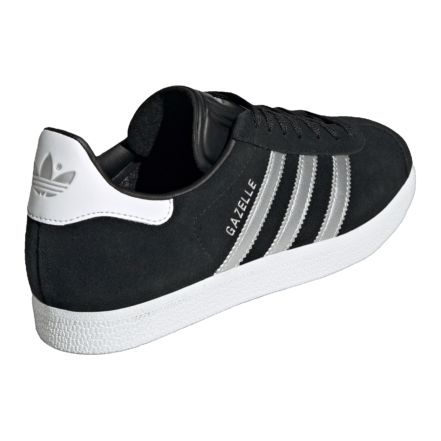 adidas Gazelle Black Silver Metallic (W) Back ID7007