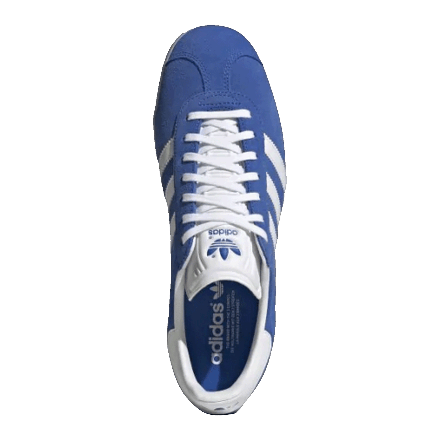 adidas Gazelle Blue Cloud White Gold Metallic Oben GX2207