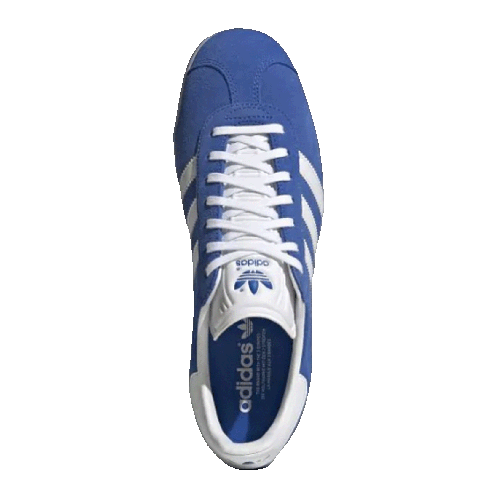 adidas Gazelle Blue Cloud White Gold Metallic Oben GX2207