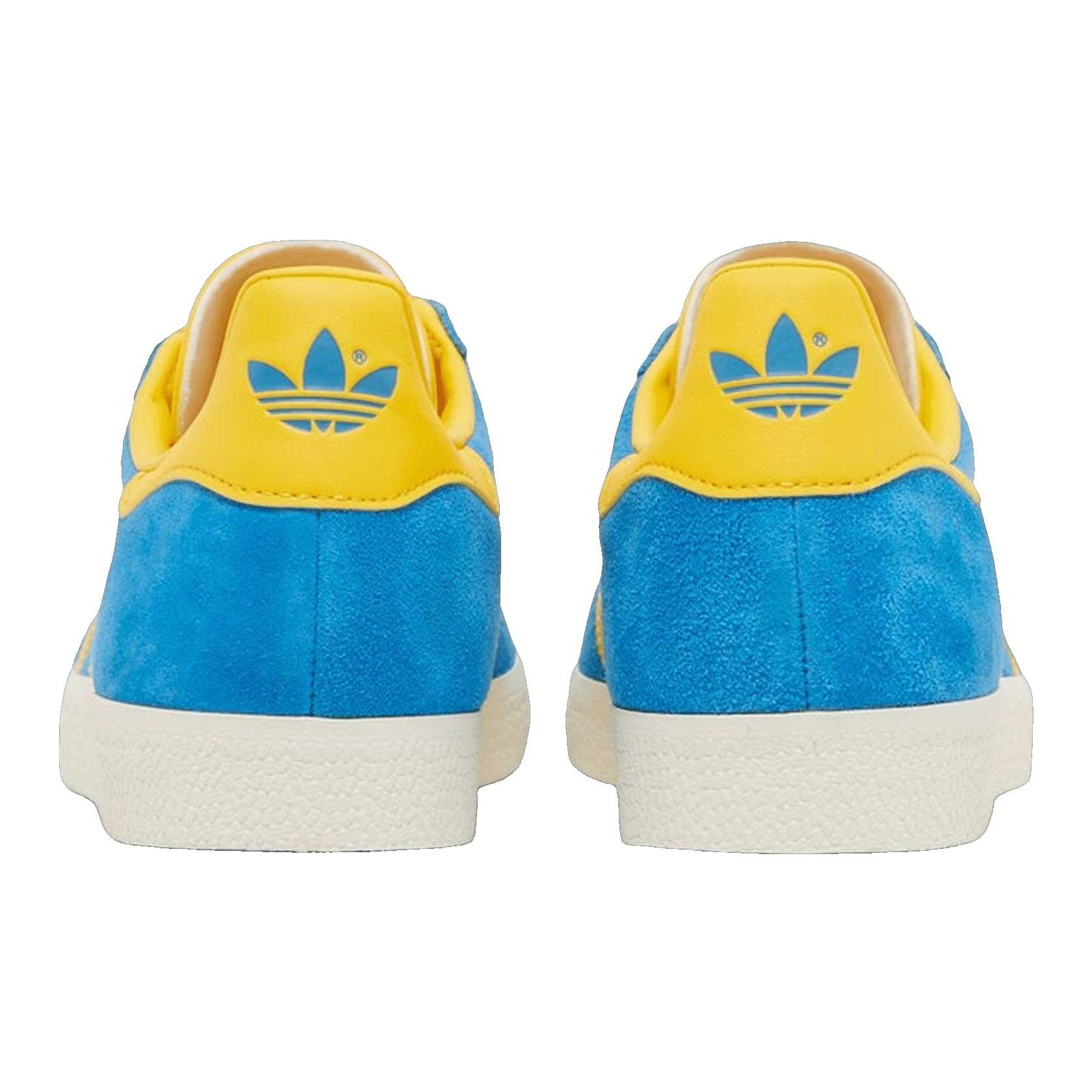 adidas Gazelle Blue Yellow Back