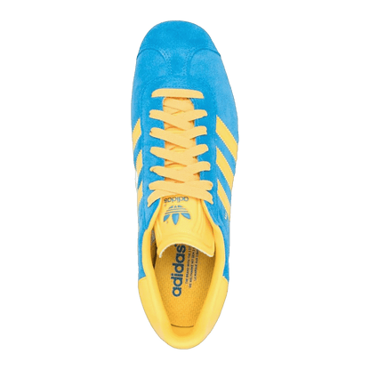 adidas Gazelle Blue Yellow Oben