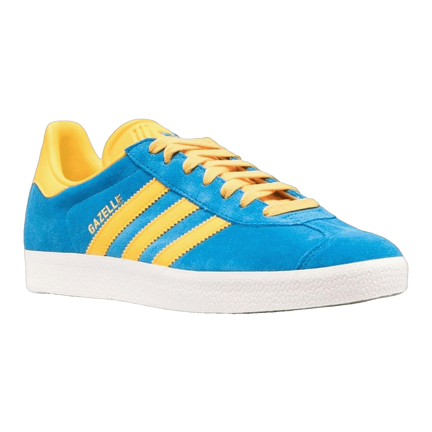 adidas Gazelle Blue Yellow Side