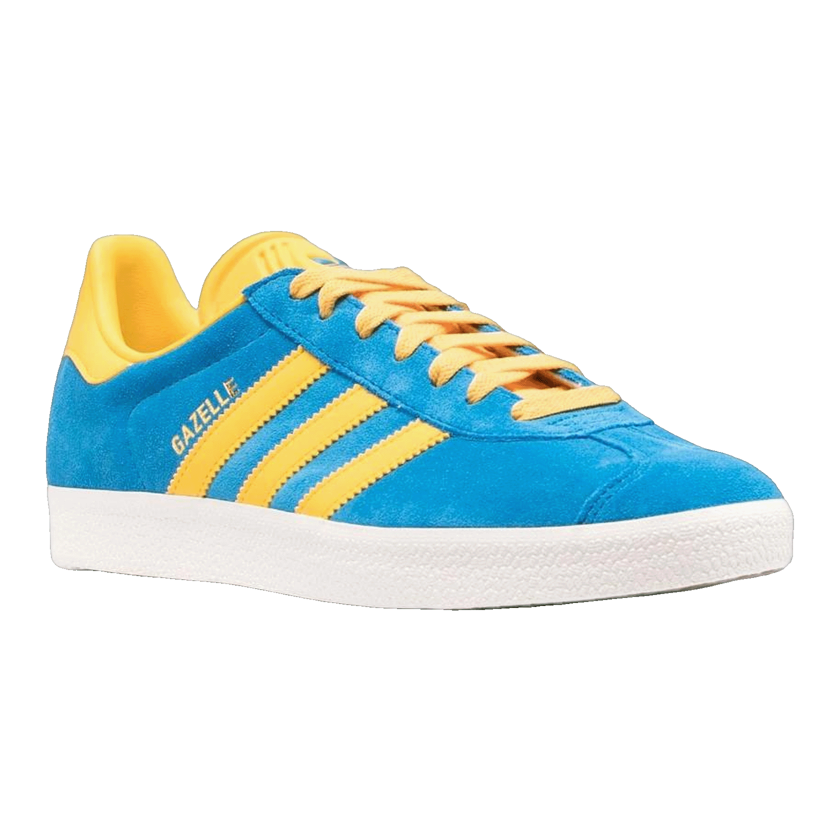 adidas Gazelle Blue Yellow Side