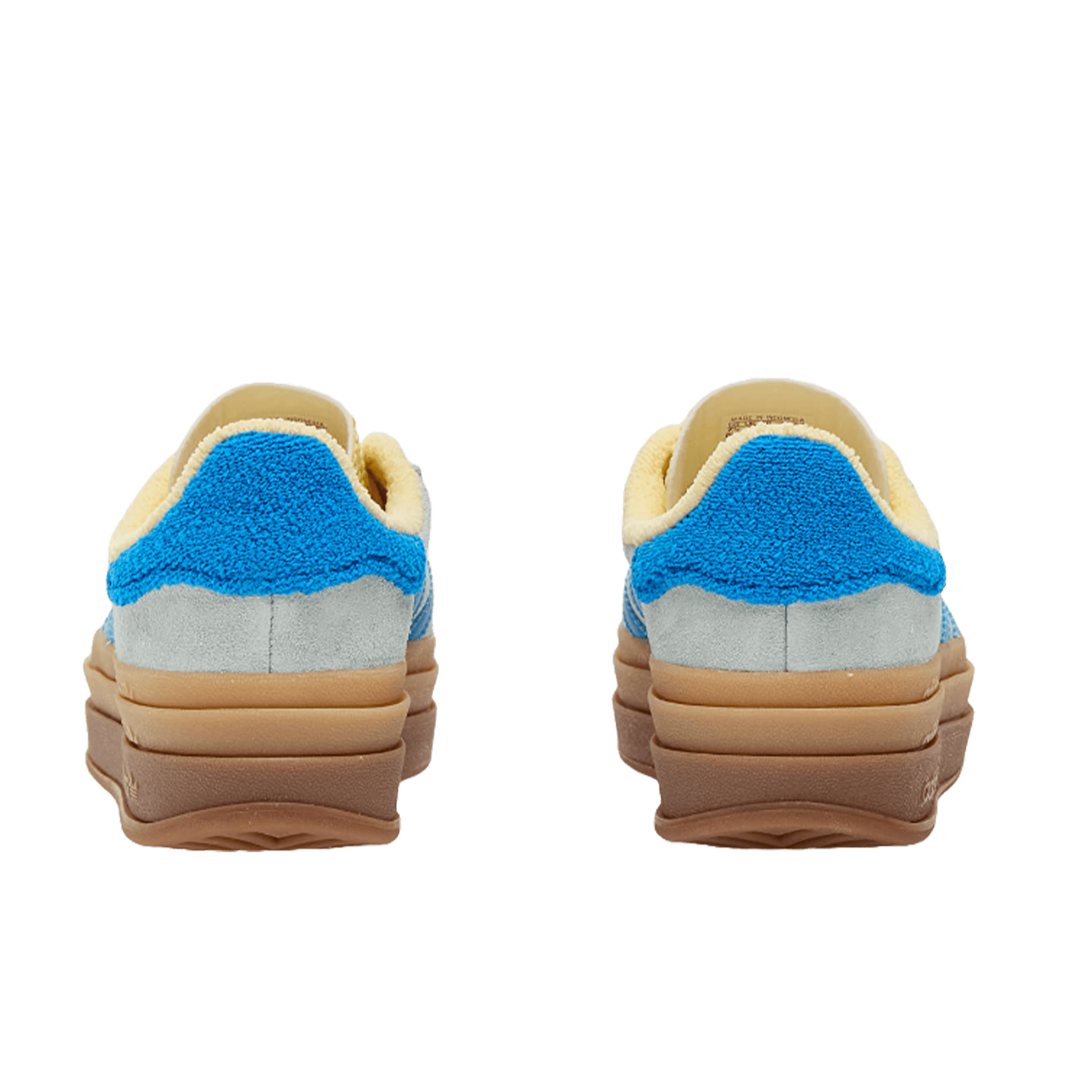 adidas Gazelle Bold Almost Blue Yellow (W) Back