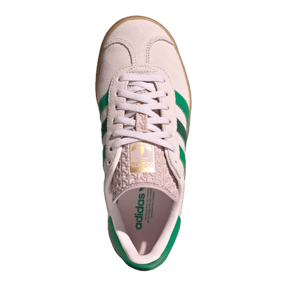 adidas Gazelle Bold Almost Pink Court Green Gold Metallic (GS) Oben JR5952