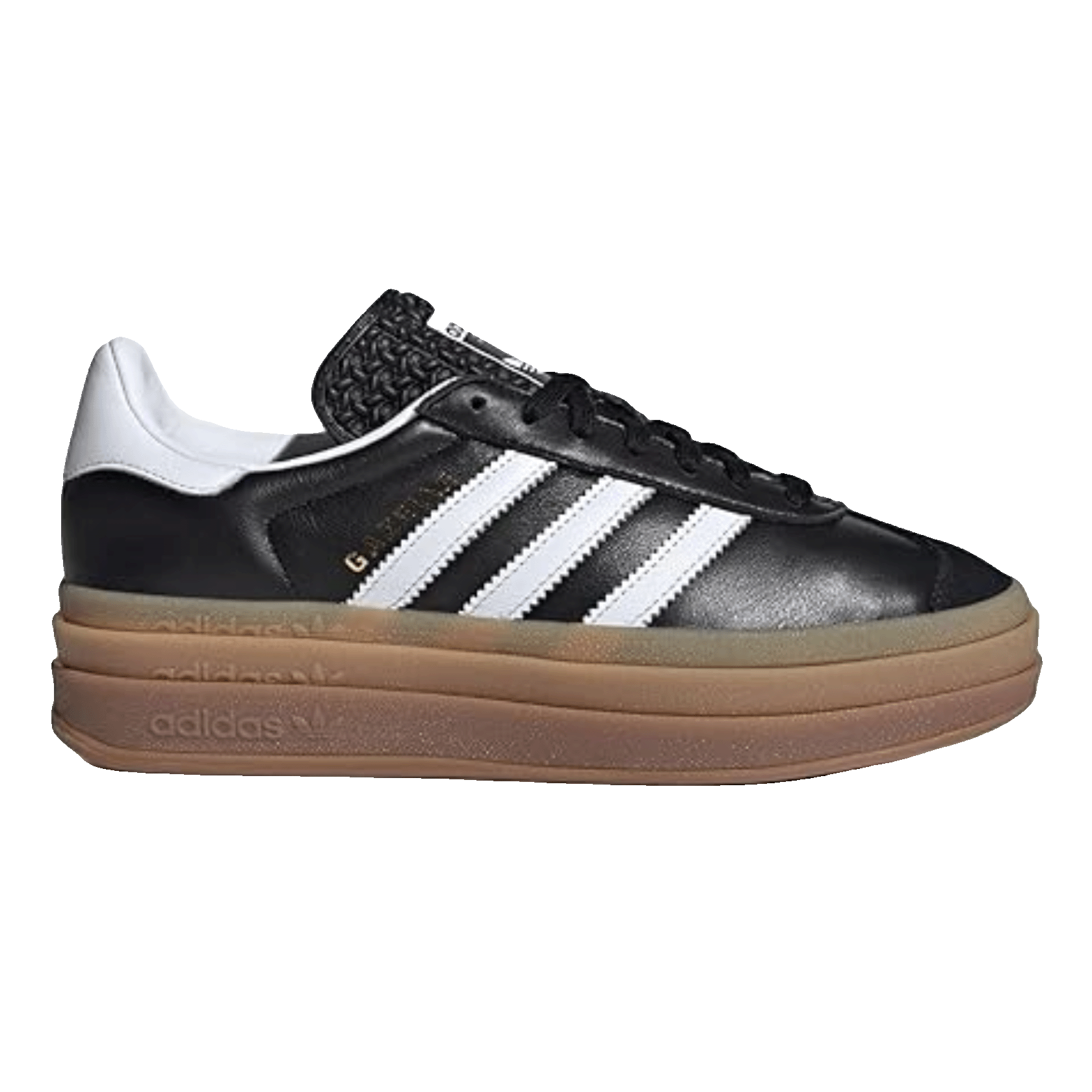 adidas Gazelle Bold atmos Black White Gum