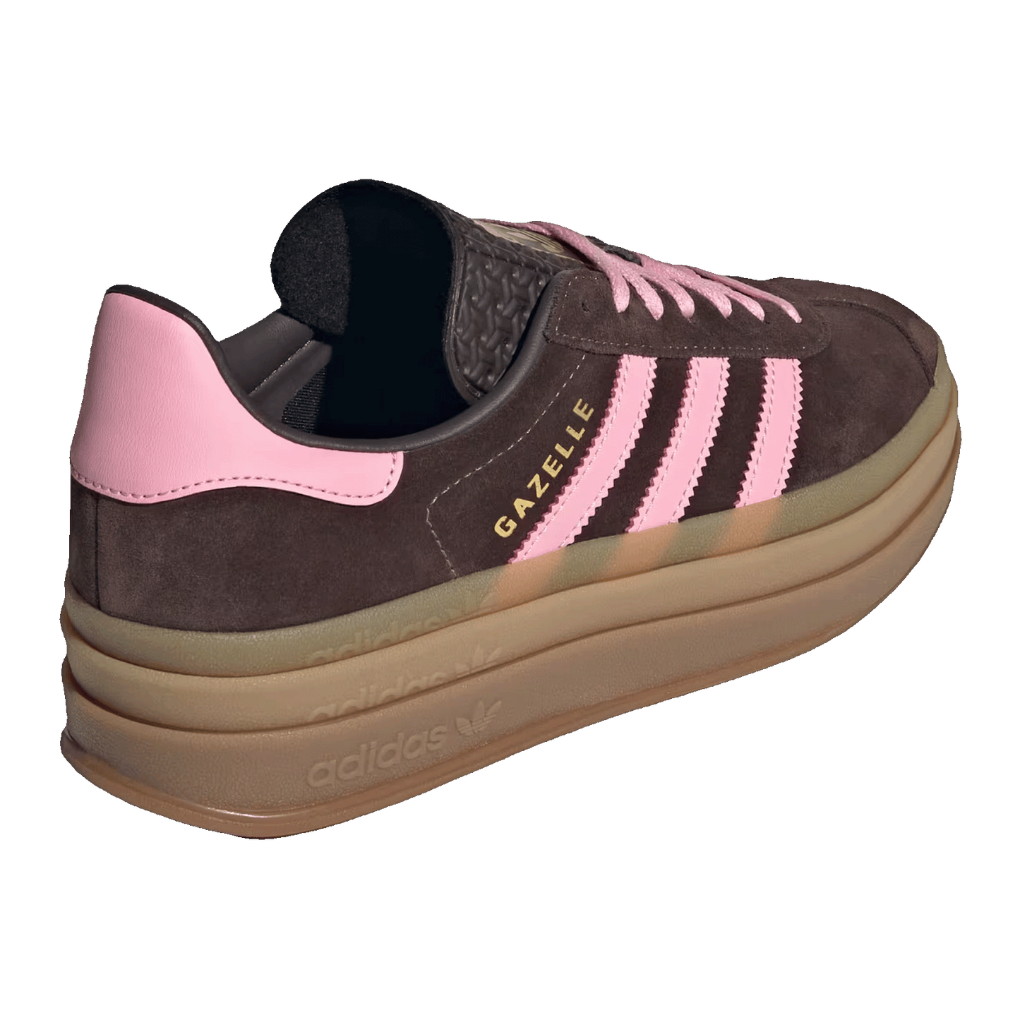 adidas Gazelle Bold Aurora Coffee Light Pink (W) Back IH6786