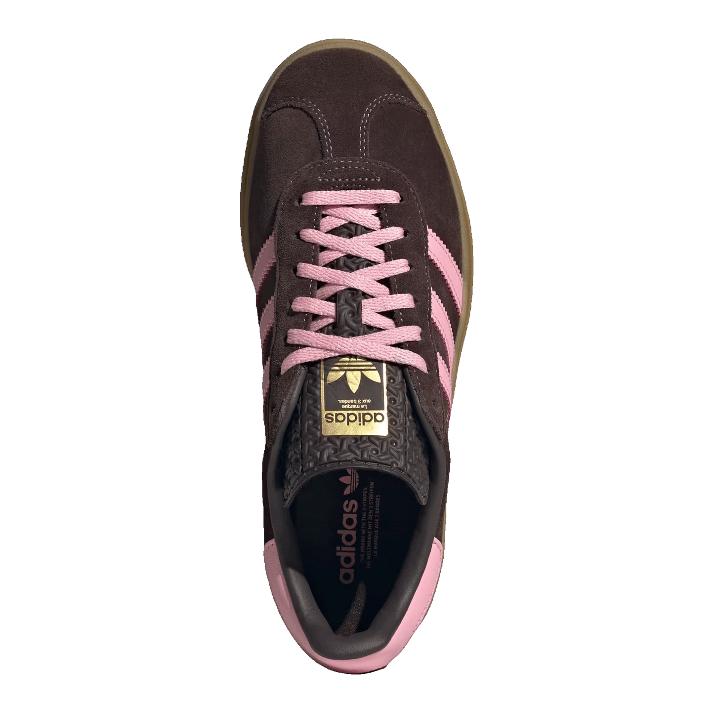 adidas Gazelle Bold Aurora Coffee Light Pink (W) Oben IH6786