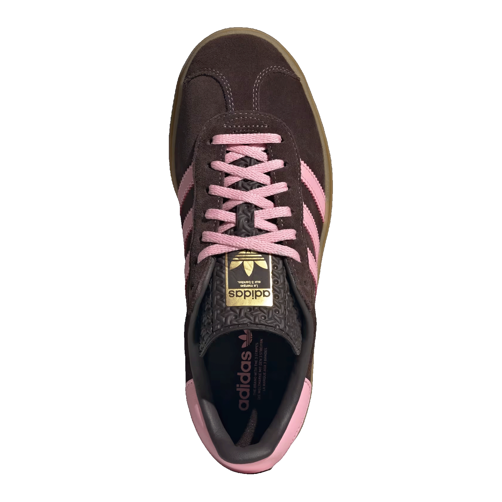 adidas Gazelle Bold Aurora Coffee Light Pink (W) Oben IH6786