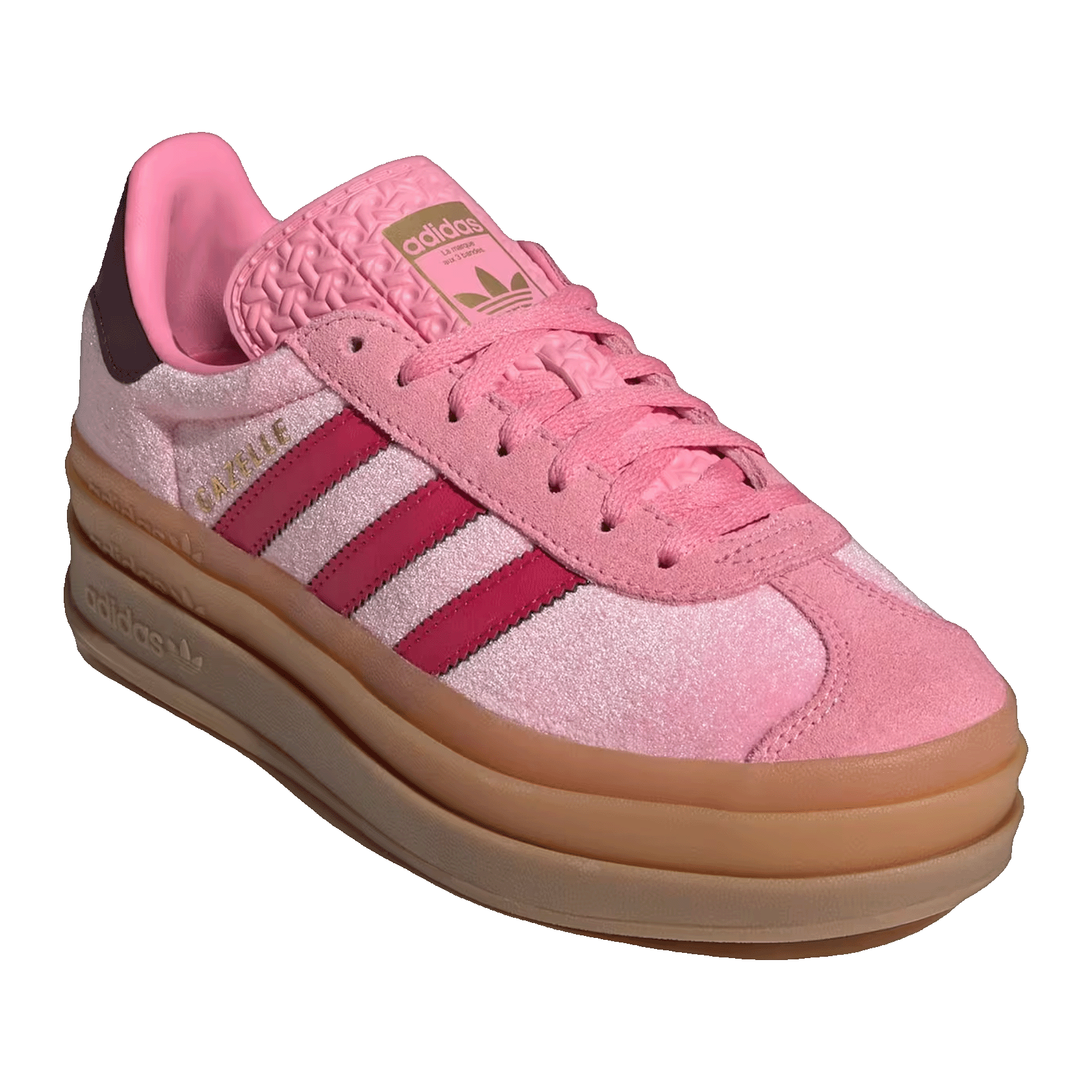 adidas Gazelle Bold Bliss Pink Ruby Red (GS) Side JR5964