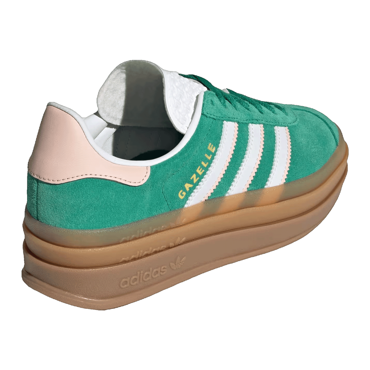 adidas Gazelle Bold Bold Green White (GS) Back IH6455
