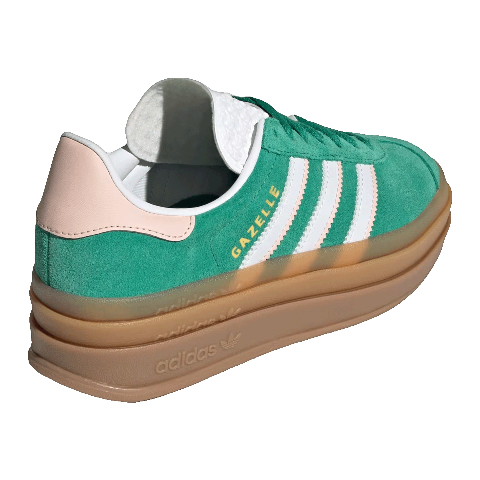 adidas Gazelle Bold Bold Green White (GS) Back IH6455