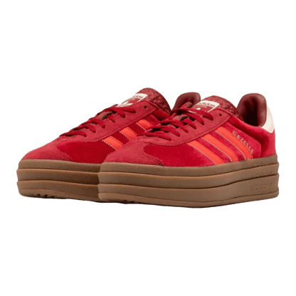adidas Gazelle Bold Bright Red Velvet (W) Side