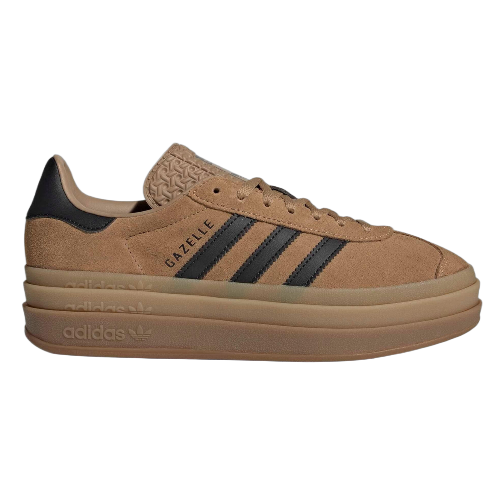 adidas Gazelle Bold Cardboard Black Gum (W) JQ3582