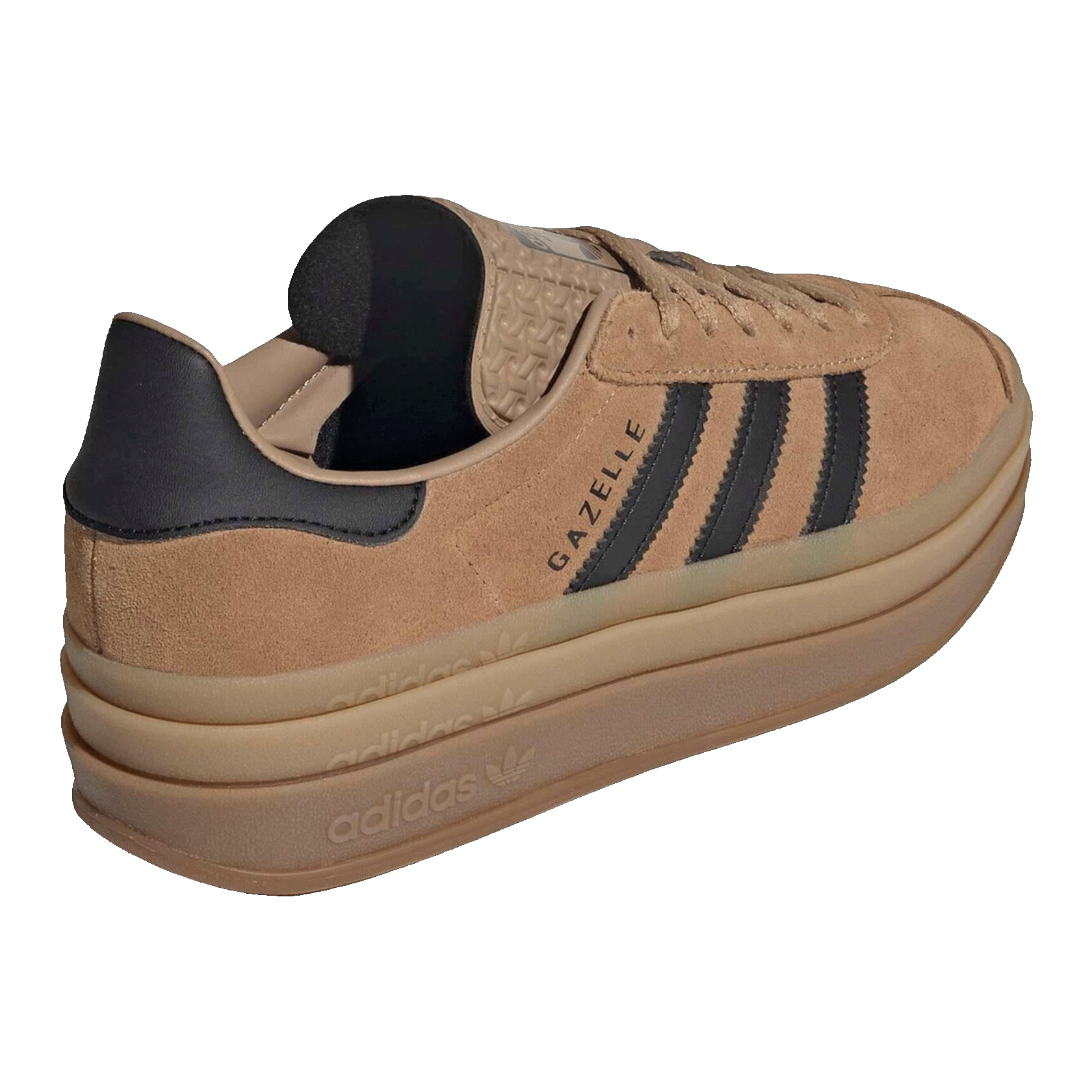 adidas Gazelle Bold Cardboard Black Gum (W) Back JQ3582