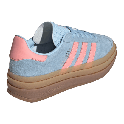 adidas Gazelle Bold Clear Sky Semi Pink Spark (Kids) Back JI3384
